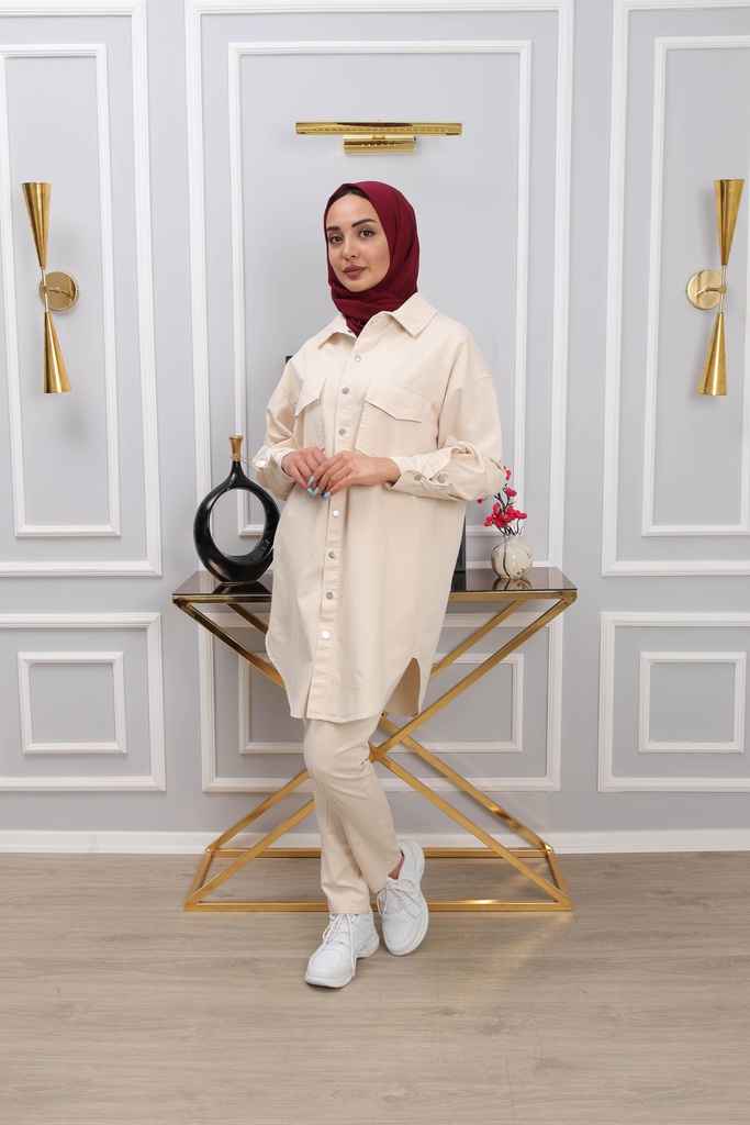 [2608-Beige-36] طقم قطعتين جينز 2608 (36, Beige) IMG_4095