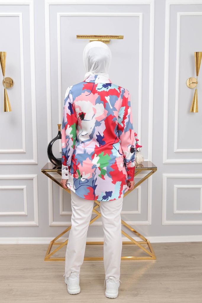 [2557-White-36] طقم قميص و بنطلون ملون 2557 (36, White) IMG_4264