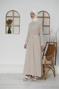 [1615-Beige-38] 1615 فستان (38, Beige) D5048