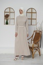 [1615-Beige-38] 1615 فستان (38, Beige) D5050