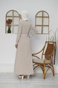 [1615-Beige-38] 1615 فستان (38, Beige) D5061