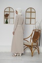 [1615-Beige-38] 1615 فستان (38, Beige) D5062