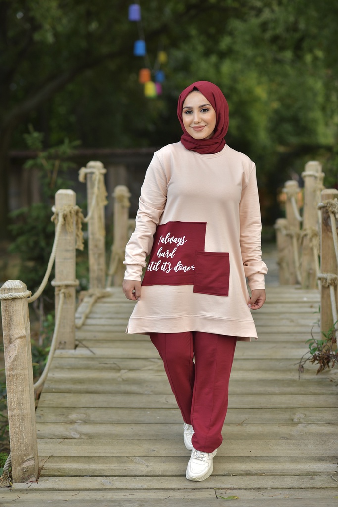 [2626-Maroo-36] طقم 2626 (36, Maroon) image00022