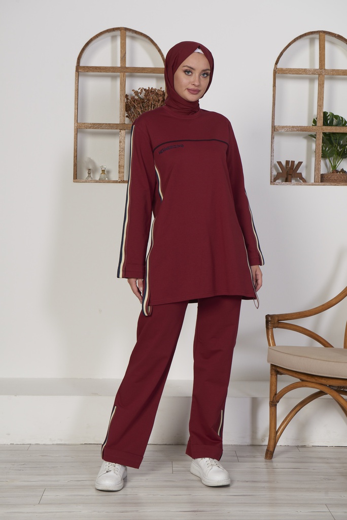 [2617-Maroo-36] طقم 2617 (36, Maroon) 18404