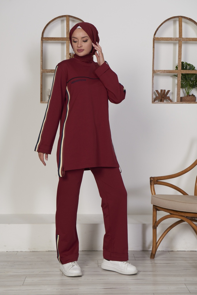 [2617-Maroo-36] طقم 2617 (36, Maroon) 18406