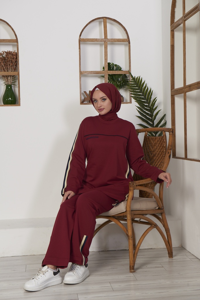 [2617-Maroo-36] طقم 2617 (36, Maroon) 18410