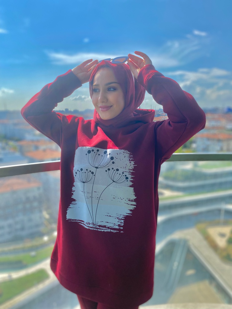 [2532-Maroo-36] طقم 2532 (36, Maroon) image00046