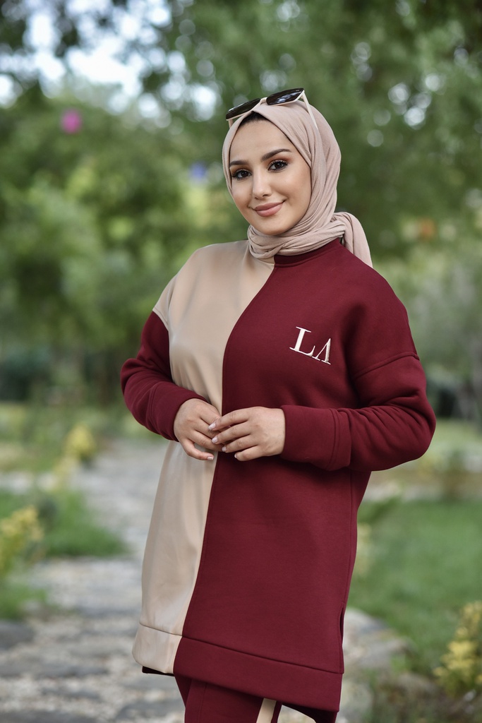 [2530-Maroo-36] طقم 2530 (36, Maroon) image00012