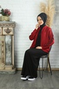 [2510-Maro-38] طقم قطعتين فستان مع جاكيت شمواه (38, Maroon) IMG_0077