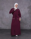 [1642-Maroo-36] جلباب 1642 (36, Maroon) OMER9954