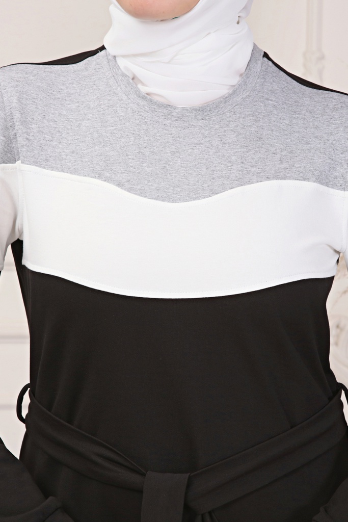 [1645-Black-36] جلباب 1645 (36, Black) OMER7498