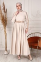 [1655-Beige-38] فستان 1655 (38, Beige) OMER3904