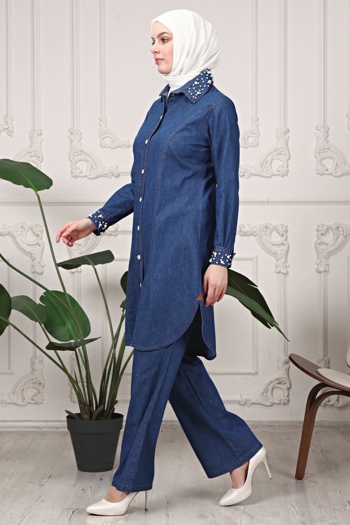 [2658-Jeans-36] طقم 2658 (36, Jeans) OMER1328