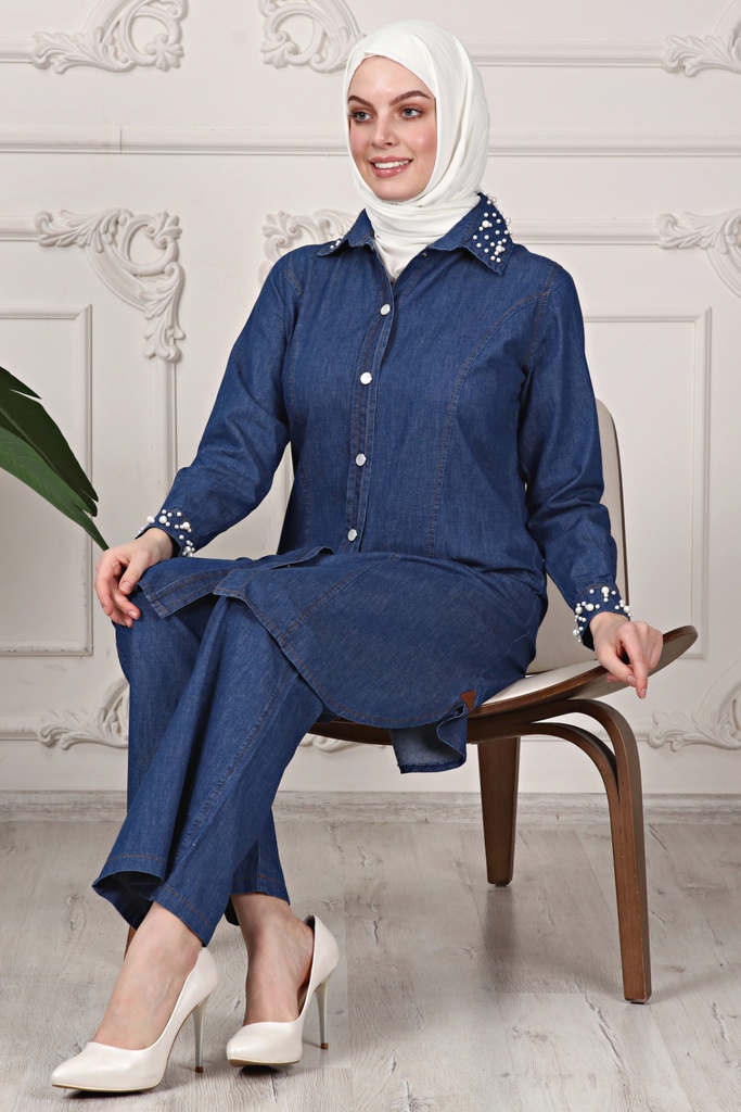 [2658-Jeans-36] طقم 2658 (36, Jeans) OMER1331