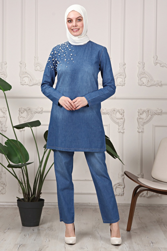 [2661-Jeans-36] طقم جينز 2661 (36, Jeans) OMER1384