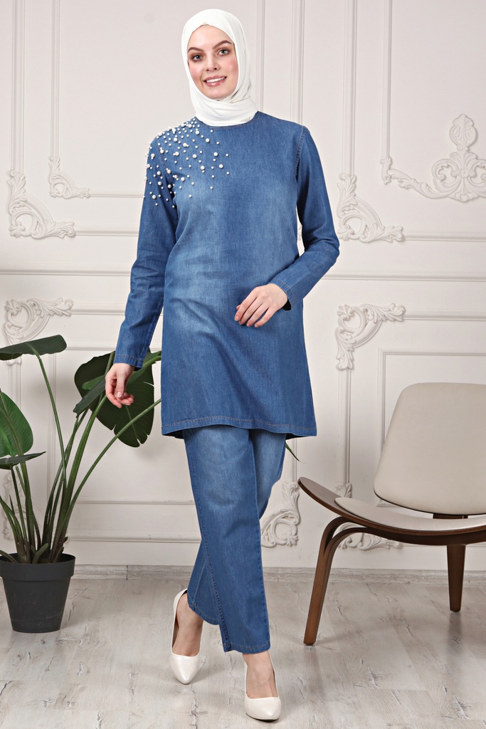 [2661-Jeans-36] طقم جينز 2661 (36, Jeans) OMER1385