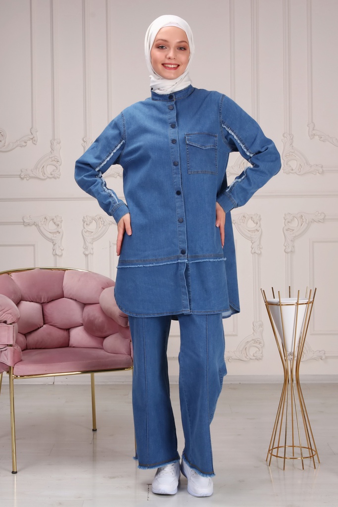 طقم قطعتين جينز