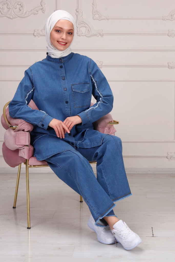 طقم قطعتين جينز