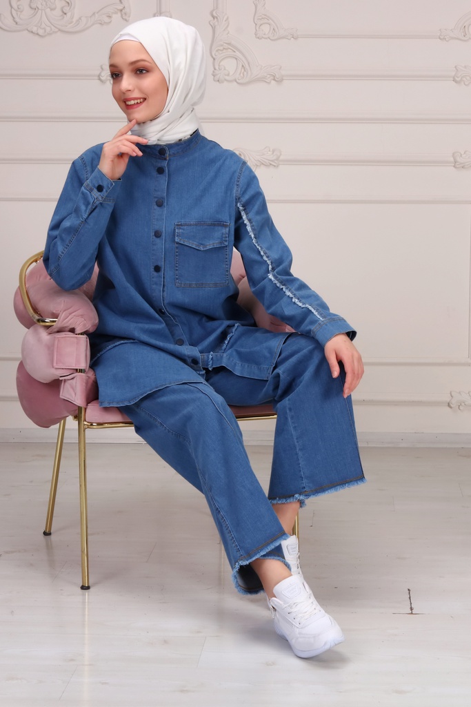 طقم قطعتين جينز