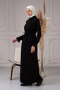 [1524-Blac-38] عباية مطرز (38, Black) NRC44472