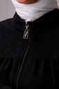 [1524-Blac-38] عباية مطرز (38, Black) NRC44478