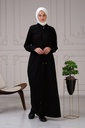 [1524-Blac-38] عباية مطرز (38, Black) NRC44483