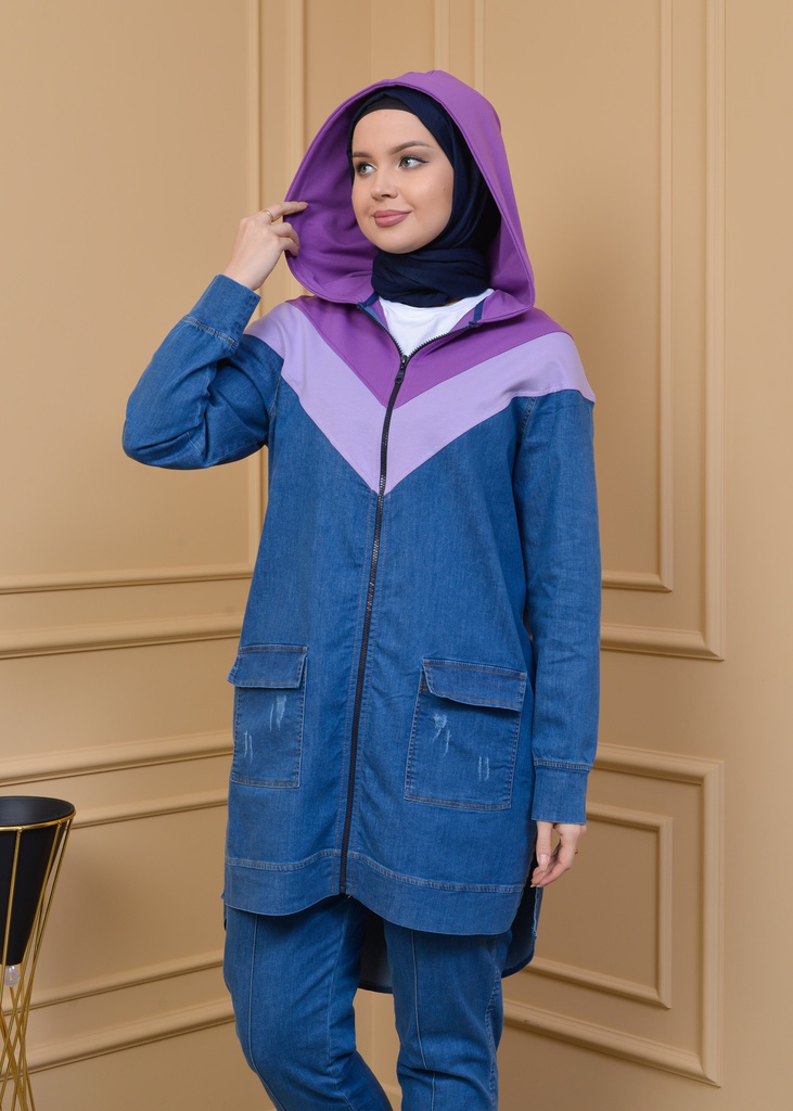 طقم  جينز ثلاث قطع