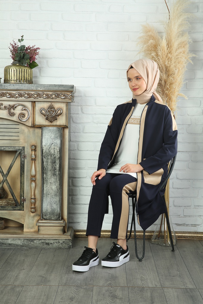 طقم جيب جلد ثلاث قطع