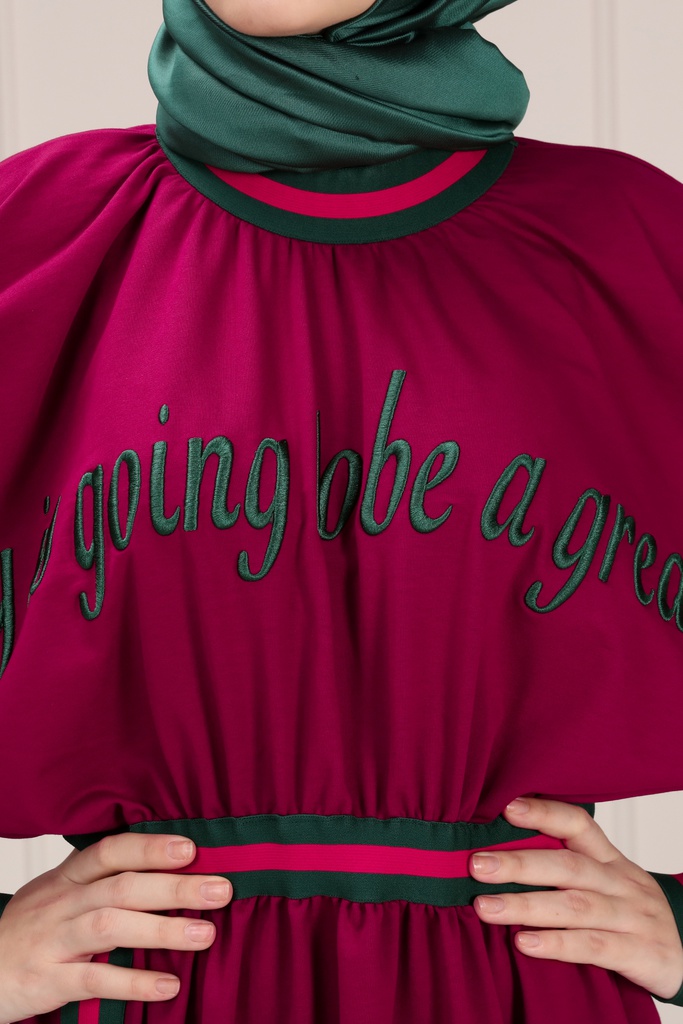 [1539-Maro-36] فستان فيرزاتشي (36, Maroon) NRC38751