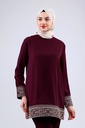 [2546-Maro-36] طقم فلسطيني قطعتين 2546 (36, Maroon) NRC20663