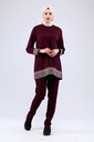[2546-Maro-36] طقم فلسطيني قطعتين 2546 (36, Maroon) NRC20669