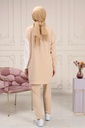 [2526-Beig-36] طقم قطعتين بلوزة و بنطلون 2526 (36, Beige) NRC37877