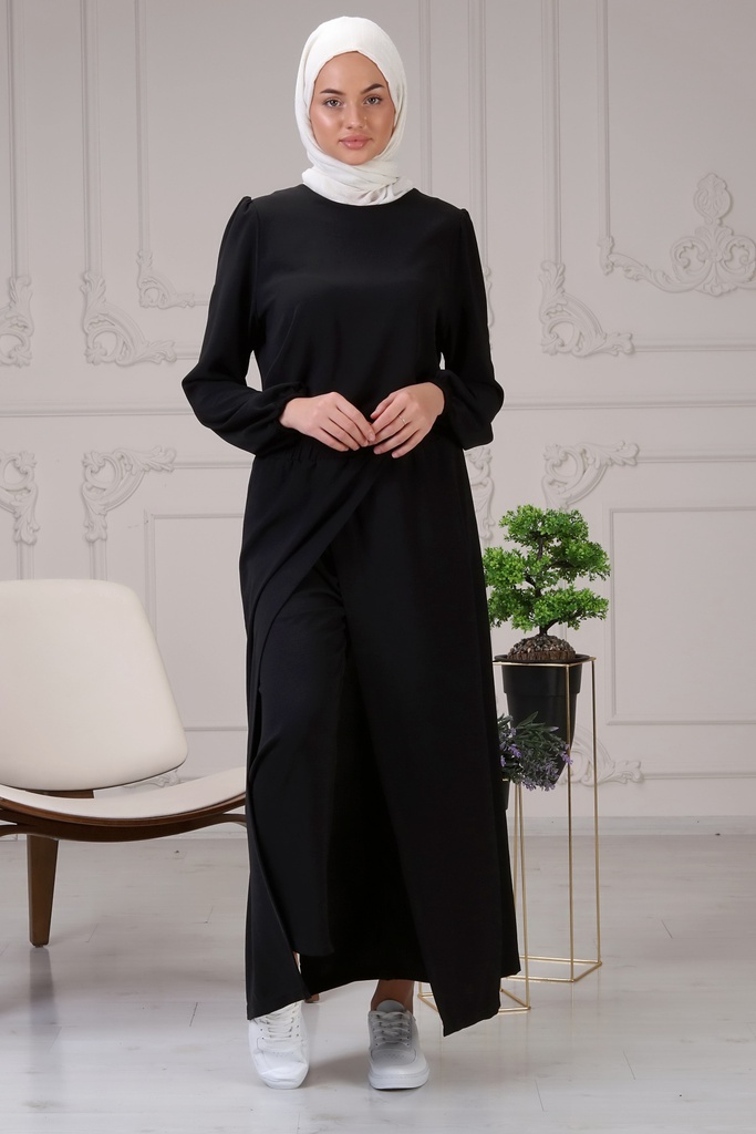 طقم بلوزة بنطلون تنورة