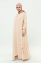[2551-Beig-36] فستان و عباية طائر 2551 (36, Beige) 2E3A1513