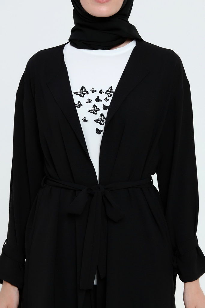 [3552-Blac-36] 3552 طقم قماش فراشه 3 قطع (36, Black) NRC10094