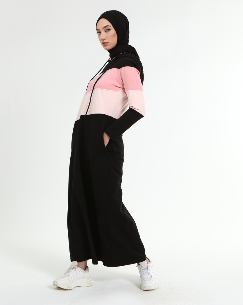 جلباب قطن مع طاقية