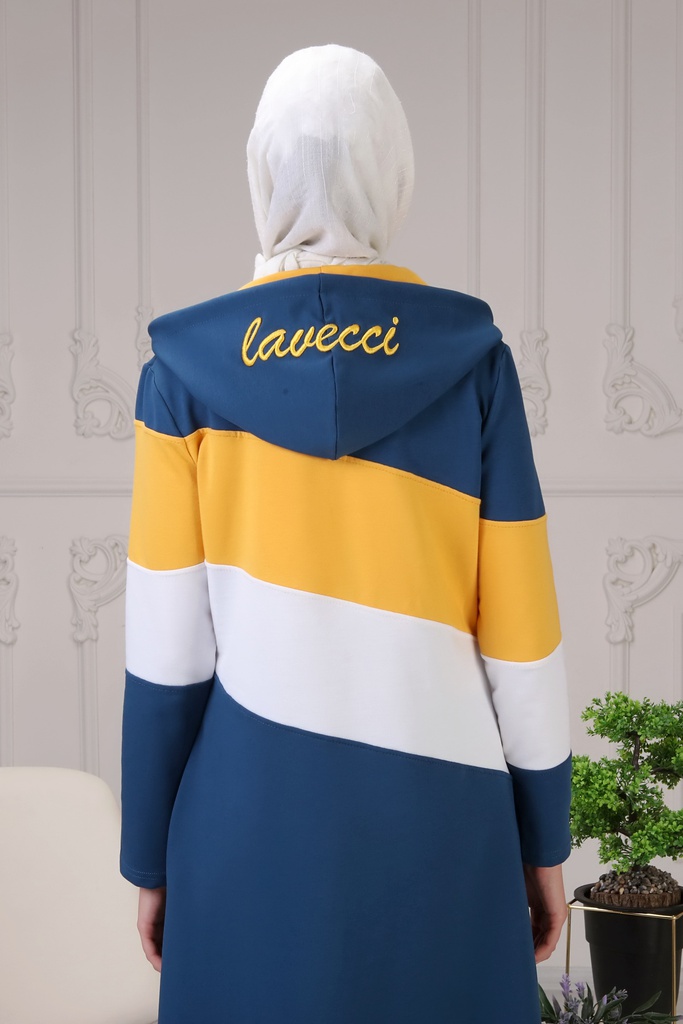 جلباب قطن مع طاقية