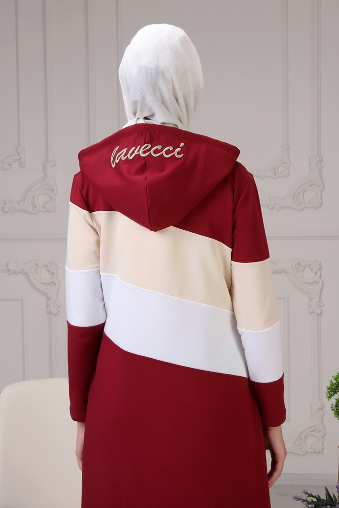 جلباب قطن مع طاقية